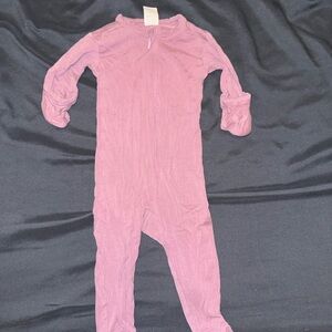 Kate Quinn Mauve Bamboo Footie/Sleeper